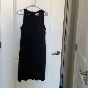 LOFT slate-blue sleeveless dress.